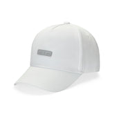 MITCH & SON Hayden Skip hat with rubber logo badge. Bright White